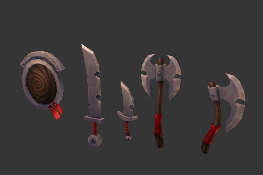 Download Hand Painted Weapons