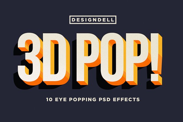 Download 3D POP! Photoshop Effects