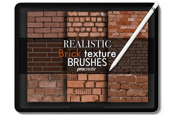 Download Procreate brush - Brick textures