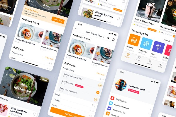 Download Fozzi - Food Delivery App UI Kit