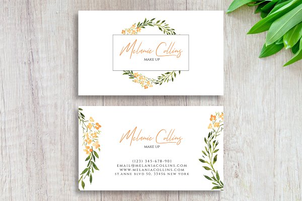 Download Floral Business Card Template