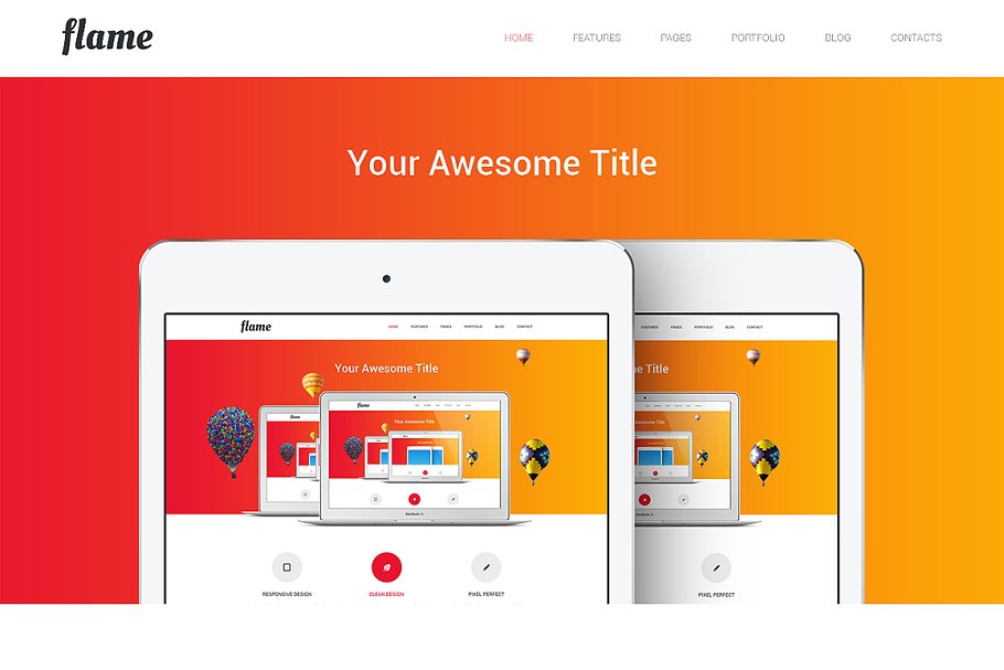 Download Flame Responsive Bootstrap Template