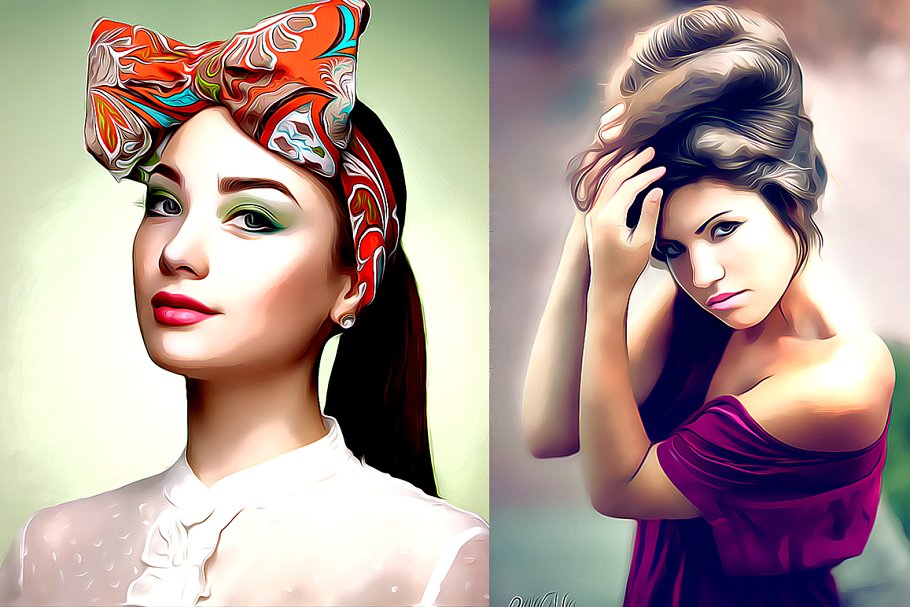 Download Pro cartoon Oil Painting Effect