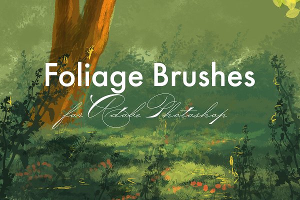 Download Foliage Brushes for Adobe Photoshop