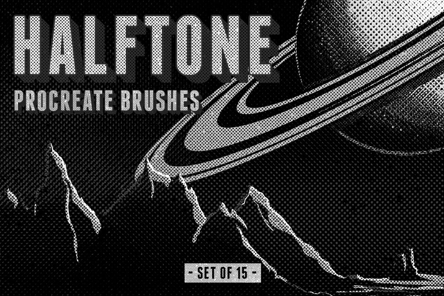 Download Halftone Procreate Brushes