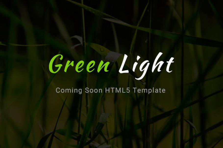 Download Green Light — Coming Soon Template