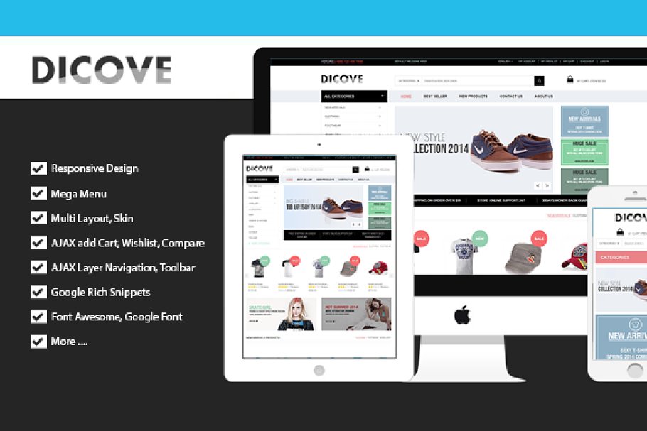 Download Dicove - Fashion Responsive Magento