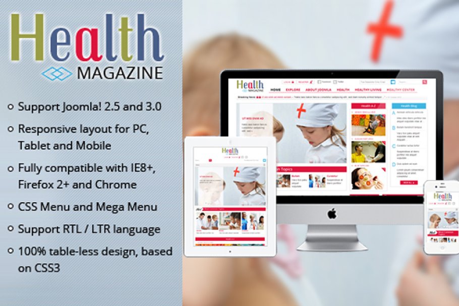 Download SJ Health -Medical magazine template