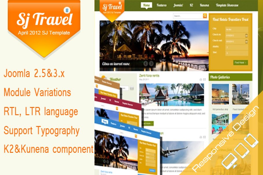 Download SJ Travel II - Cool travel template