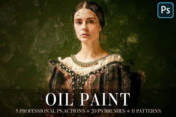 Download Photoshop Actions - Oil Paint