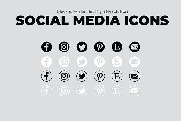 Download 6 Creative Social Media Icons