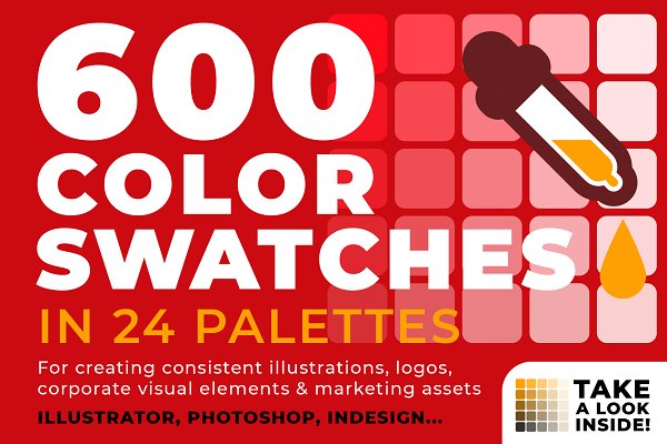 Download 600 color swatches in 24 palettes