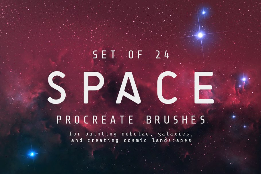 Download Space Procreate brushes - Set of 24