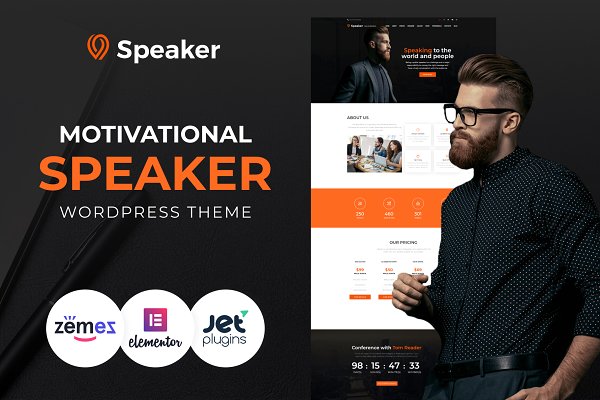 Download Speaker - Life Coach WP Template
