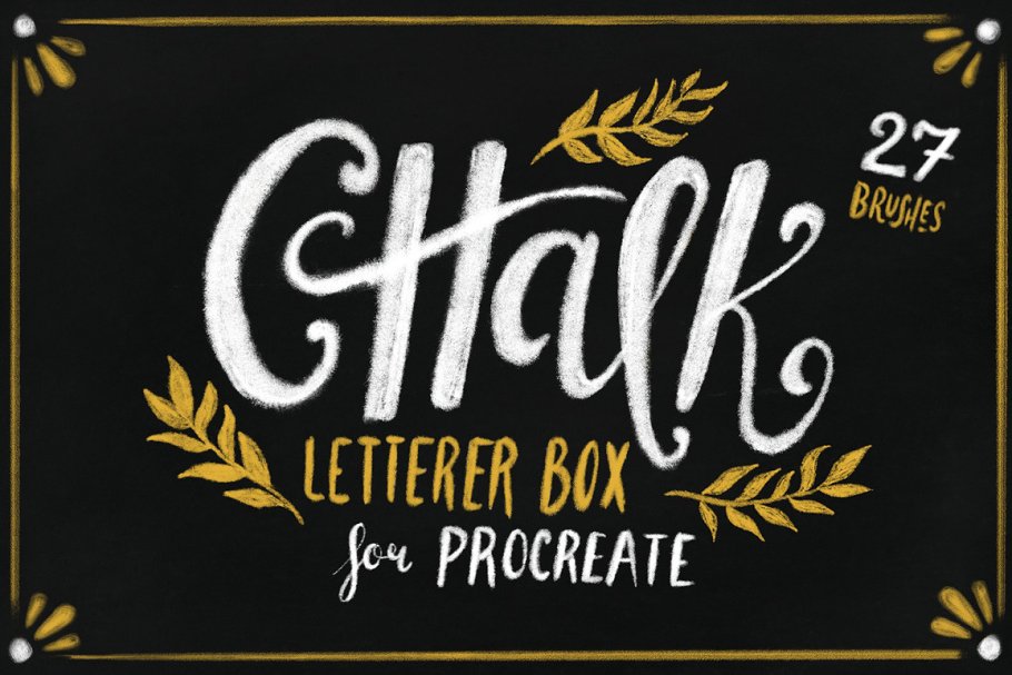 Download Chalk Letterer Box for Procreate