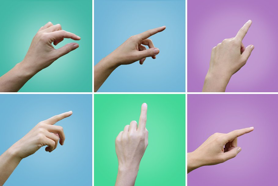 Download 6 Hand Gesture Bundle