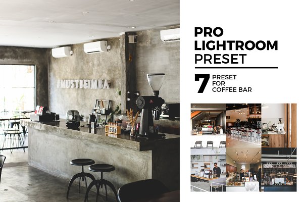 Download 7 Lightroom Preset for Coffee Bar