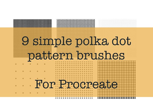 Download 9 basic polka dot patterns