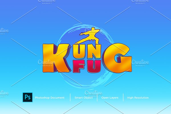 Download Kung fuText Effect & Layer Style