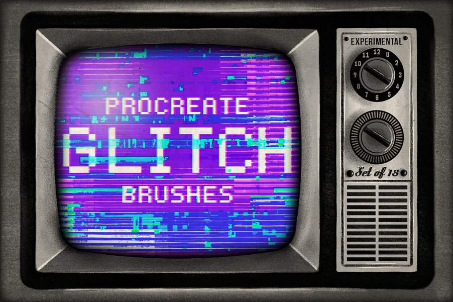 Download Procreate Glitch brushes - set of 18