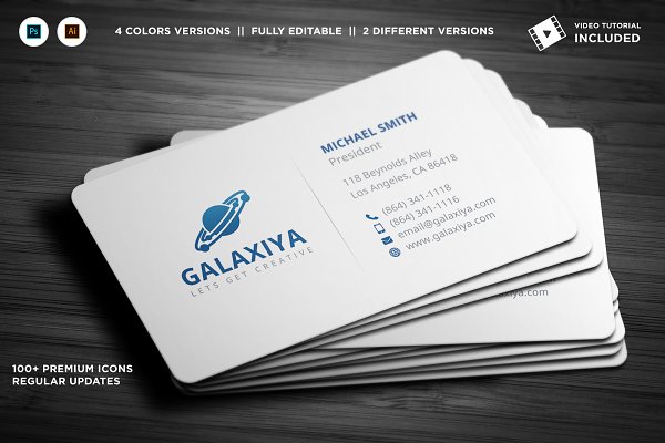 Download Modern Corporate Business Cards