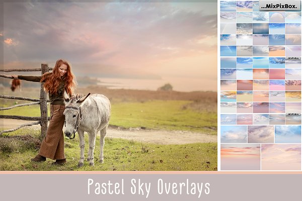 Download Pastel sky overlays