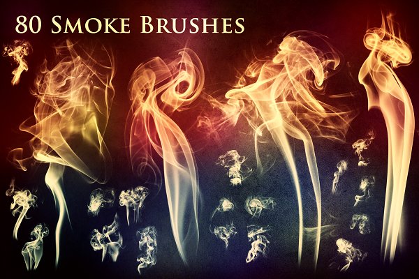 Download 80 Smoke and Fire Brushes & PNGs