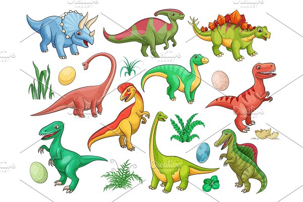 Download Dinosaur cartoon characters