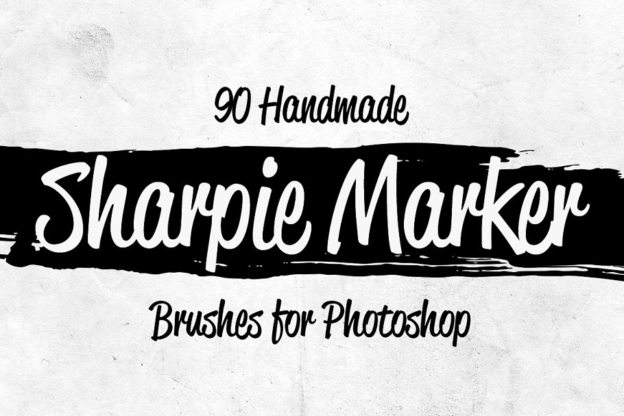 Download 90 Sharpie Marker Brushes for PS