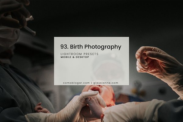 Download 93. Birth Photography Presets