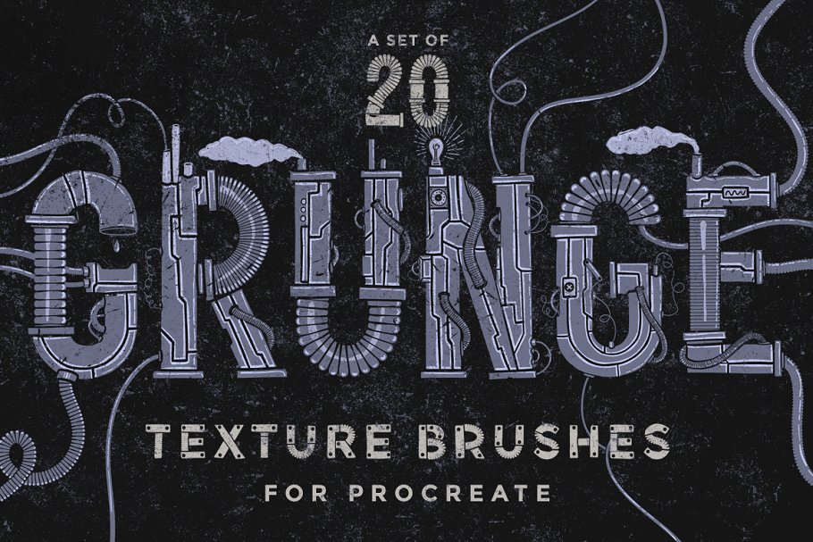 Download Procreate grunge texture brushes