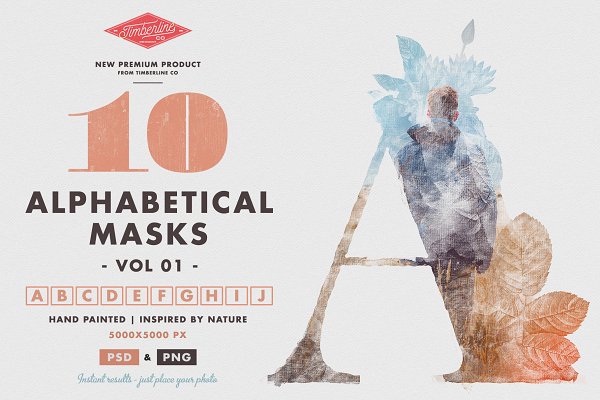 Download 10 Alphabetical Masks Vol 01