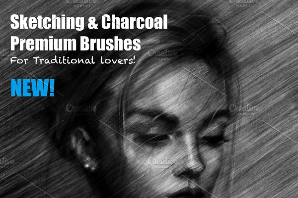 Download Sketching & Charcoal Brushes