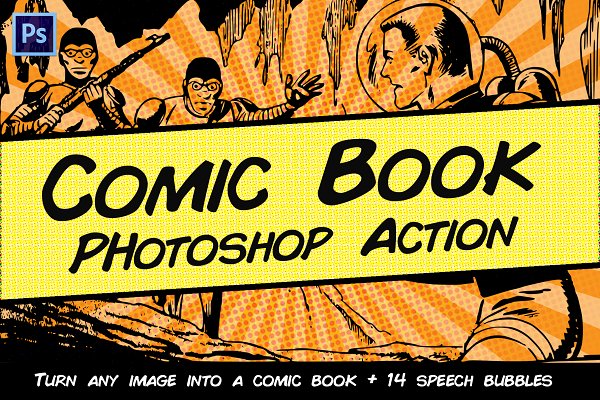 Download Comic Book Photoshop Action