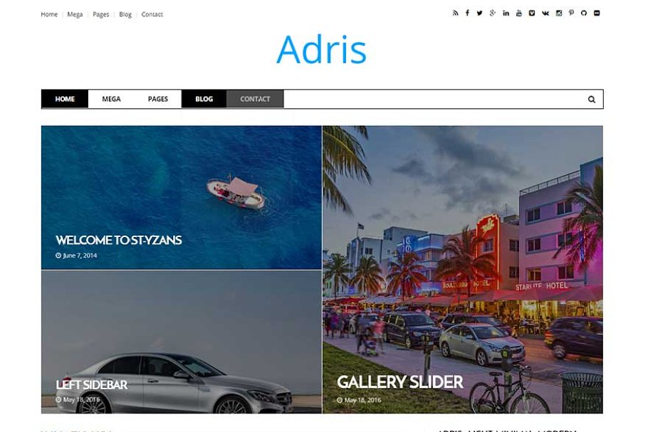 Download Adris – News & Magazine Theme
