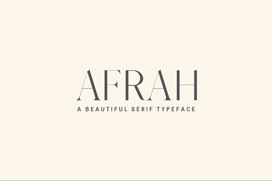 Download Afrah Serif Font Family Pack
