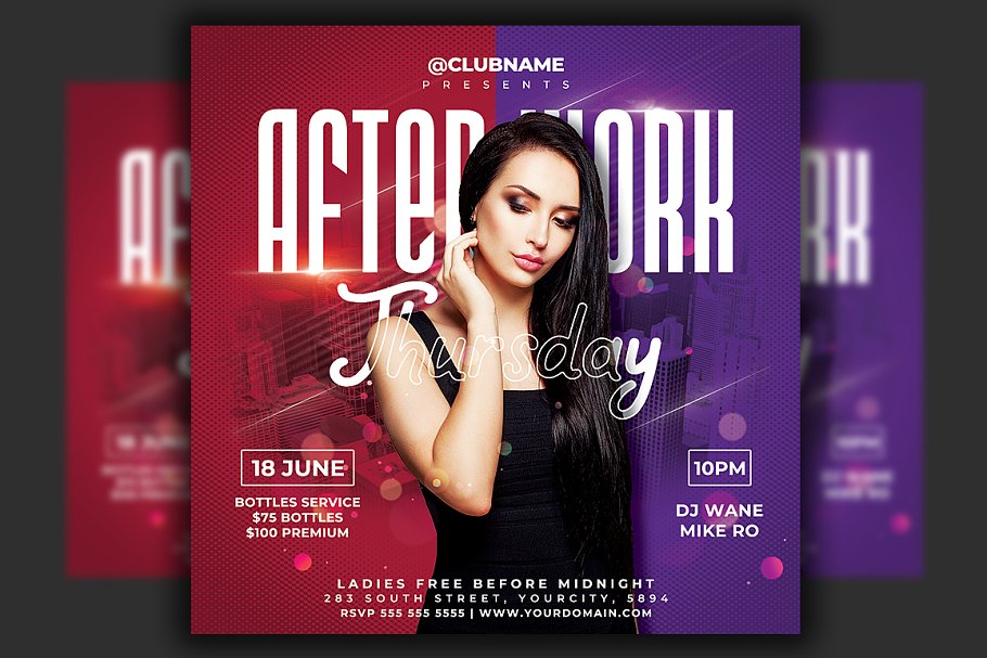 Download Night Club Party Flyer Template