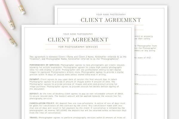 Download Photography Client Contract