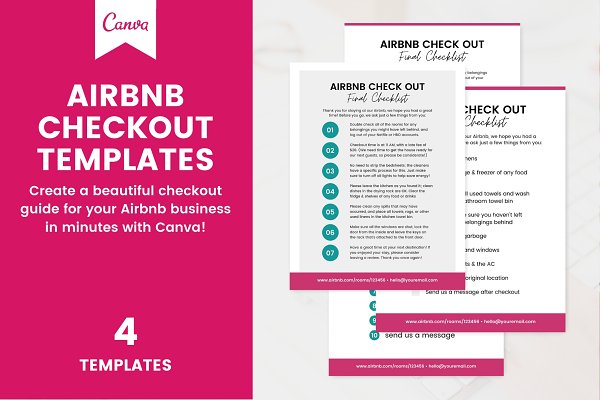 Download Airbnb Checkout Templates Canva