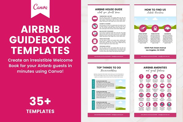 Download Airbnb Welcome Guide Book Templates