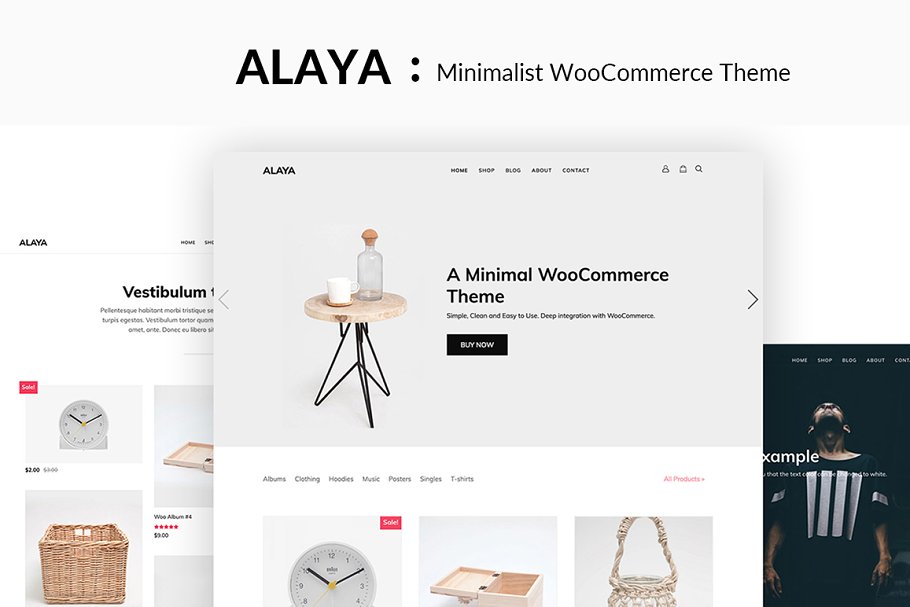 Download Alaya - A Minimalist Shop Theme