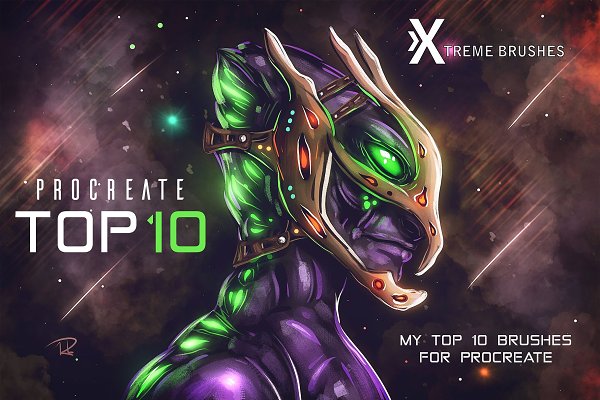 Download TOP 10 Procreate Brushes