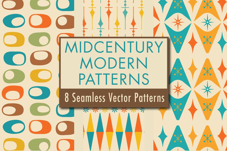 Download Mid-Century Modern Patterns: Design