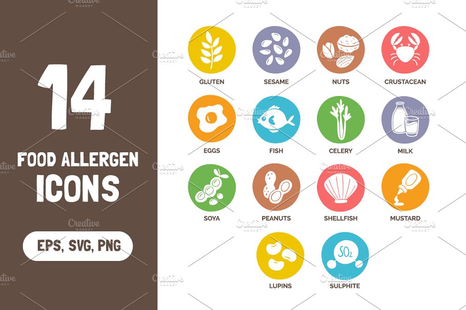 Download Food Allergen Icons