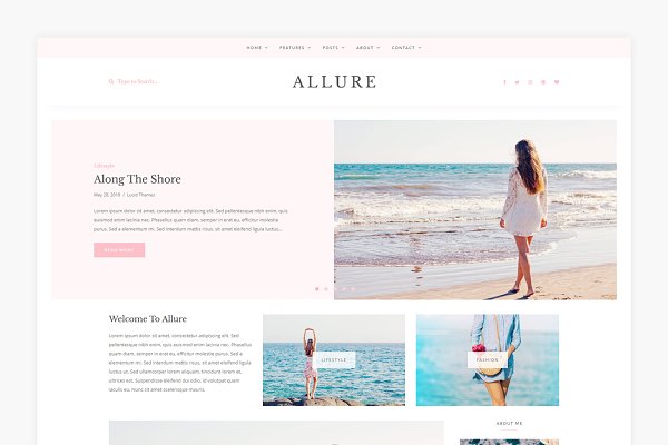 Download Allure - WordPress Blog Theme