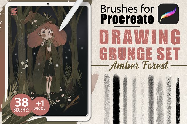 Download Procreate - Drawing Grunge Brushes