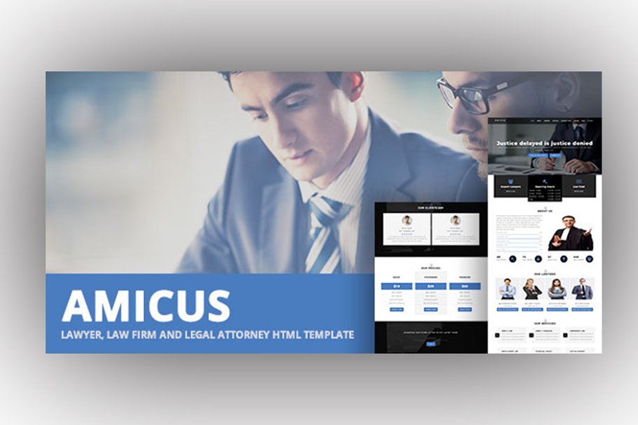 Download AMICUS - Lawyer & Law Firm Template