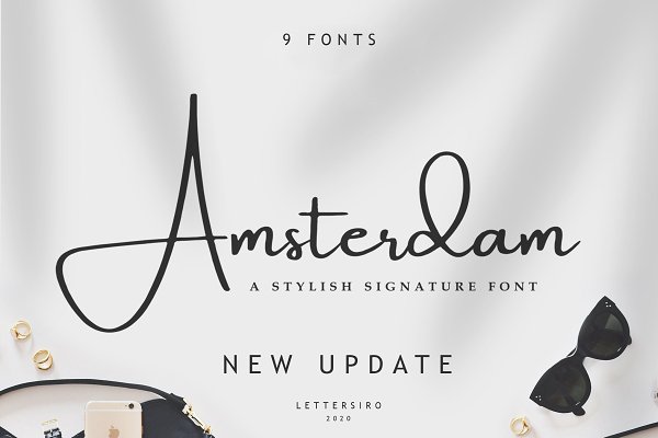 Download Amsterdam 9 Fonts UPDATE