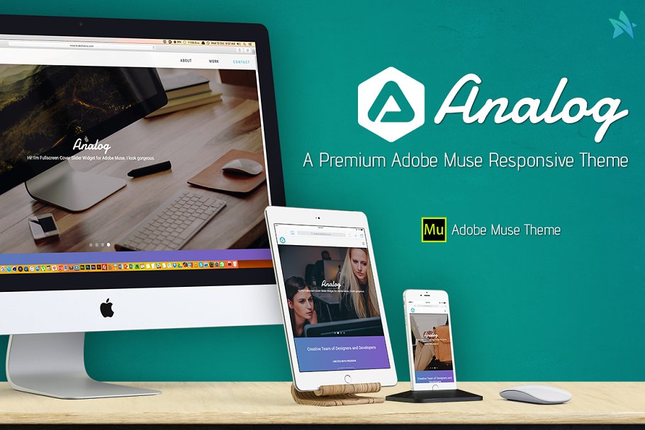 Download Analog - Responsive Adobe Muse Theme