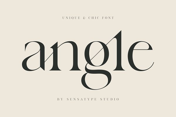 Download angle - unique & chic font